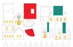 7 Best Free Printable Christmas Village Houses Printablee