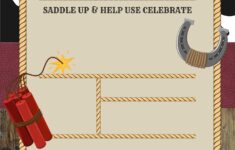 7 Yee Haw Western Cowboy Birthday Invitation Templates Download Hundreds FREE PRINTABLE Birthday Invitation Templates