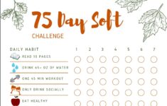 75 Day Soft Challenge Digital Download Printable Habit Etsy de