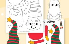 A Free Christmas Gnome Printable Template Mrs Merry Free Christmas Printables Christmas Crafts For Kids To Make Christmas Kindergarten