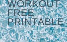 Above Ground Pool Workout Free Printable Mama In The Midst Exercise Pool Swimming Pool Exercises Aerobics Workout