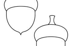 Acorn Templates Printable Acorn Shapes Blank Shape PDFs Fall Crafts Autumn Crafts Diy Crafts For Kids