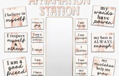 Affirmation Station Positive Affirmation Cards Classroom Etsy de