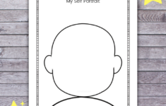 All About Me Self Portrait Free Printable Simply Full Of Delight