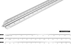 Aluminium Triangular Scale Ruler 1 20 1 25 1 50 1 75 1 100 1 150 30 Cm Long Triangular Scale Amazon de Stationery Office Supplies