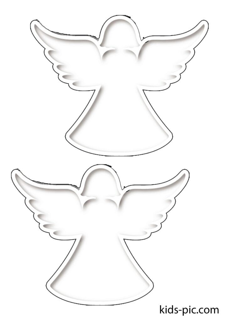 Angel Template Printable Free Free Printable