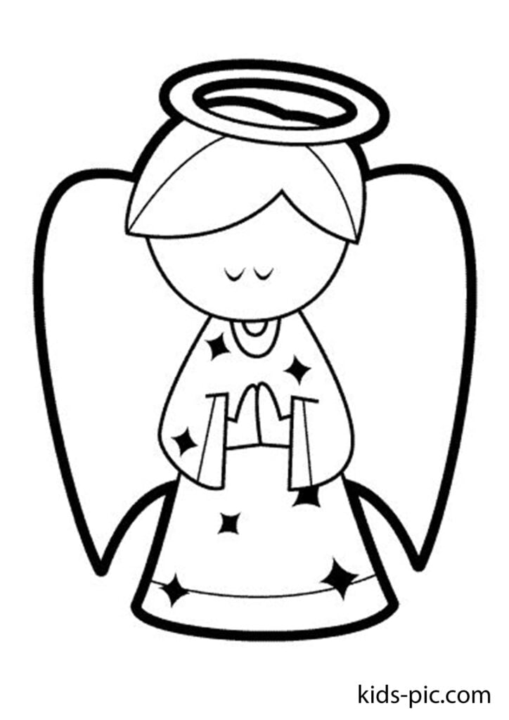 Cut Out Angel Template Printable Free Free Printable