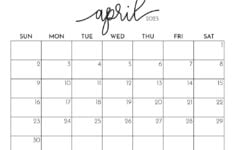 April 2023 Calendars 50 FREE Printables Printabulls