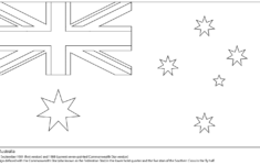 Australian Flag Coloring Page Free Printable Coloring Pages