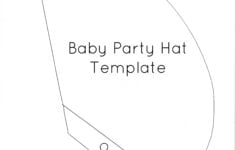 Baby Party Hats And FREE Printable Template The Crazy Craft Lady