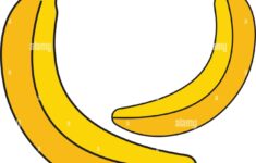 Banana Fruits Vector Template Stock Vector Image Art Alamy