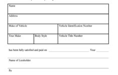 Blank Car Title Template Printable Fill Out Sign Online DocHub