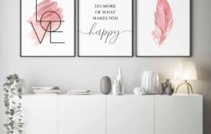 Blush Pink Wall Artset Of 3 Printsbedroom Wall Artgirls Etsy Decoraci n De La Habitaci n Decoraci n De Habitaciones Decoracion Paredes Cuadros