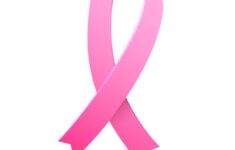 Breast Cancer Awareness Ribbon Template Royalty Free Vector