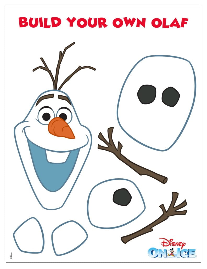 Free Printable Olaf Face Template Free Printable