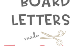 Bulletin Board Letters Made Easy 3 Steps