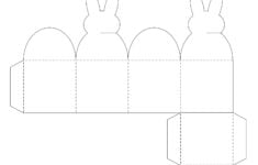 BunnyTreatBox Easter Bunny Gifts Box Template Bunny Templates