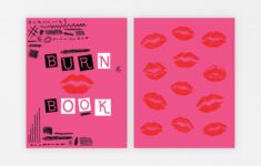 Burn Book Printable Mean Girls Inspired Bachelorette Party Etsy de