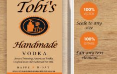 Buy Titos Vodka Label Personalize Tito s Bottle Label Online In India Etsy