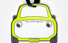 Car Rider Backpack Tag The Little Sign Co