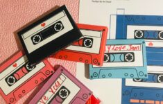Cassette Tape Digital Download Template You Can Edit 3D Etsy de