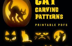 Cat Pumpkin Stencils Mom Wife Busy Life