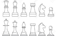 Chess Piece Icon Set Outline Style Stock Photo Picture And Royalty Free Image Image 113039449