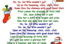 Christmas Song Up On The House Top By Ann Murray ESL Worksheet By Ygosselin