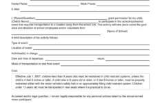 Church Field Trip Waiver Form Fill Out Sign Online DocHub