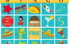 Cinco De Mayo Bingo Game Free Printable Simply Today Life