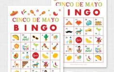 Cinco De Mayo Bingo Printable Cinco De Mayo Party Celebrations