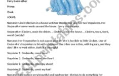 Cinderella Script ESL Worksheet By Mutxamel