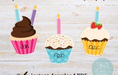 Classroom Birthday Board Cupcakes Birthday Display Printable Etsy de