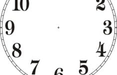 Clock Face Printable For Media Reading Clock Relojes De Pared N meros De Reloj Reloj