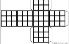 Color Your Own Rubik s Cube Printable