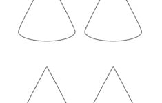 Cone Templates Free Printable Cone Shape PDFs