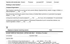 Consent Form Influenza Vaccine Fill Online Printable Fillable Blank PdfFiller