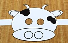 Cow Mask Printable Template JDaniel4s Mom