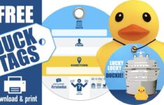 Cruise Ducks FREE Duck Tags Template Download Print NOW