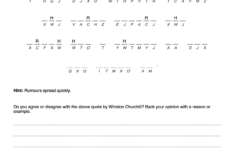 Cryptogram Puzzle Worksheet Maker