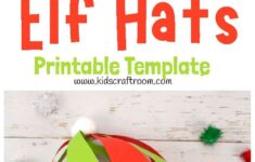 Cute Elf Hat Craft Printable Kids Craft Room