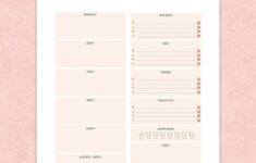 Cute Free Printable Life Planner PDF To Organize Your Life