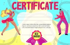 Dance Award Certificate Stock Illustrations 66 Dance Award Certificate Stock Illustrations Vectors Clipart Dreamstime