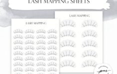 Design Templates Paper Templates Eyelash Styling Guides Form Eyelash Extensions Printable Lash Mapping Sheets Eyelash Map Sheets Img hospital