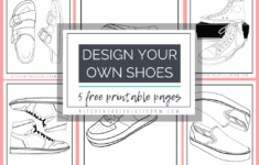 Design Your Own Shoe Coloring Pages The Kitchen Table Classroom