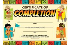 Dig VBS Certificates Of Completion Oriental Trading Certificate Of Completion Certificate Templates Bible School