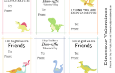 Dinosaur Valentine Cards Free Printable