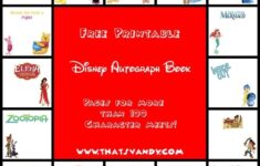 Disney Autograph Book Free Printable Thatsvandy