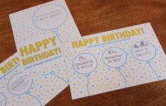 DIY Birthday Scratch Off Card Free Printable Alexandra Adams