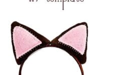 DIY Cat Ear Headband Tutorial W Template Scattered Thoughts Of A Crafty Mom By Jamie Sanders